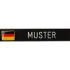 ASMC - Namensschild Kunststoff Deutschlandfahne