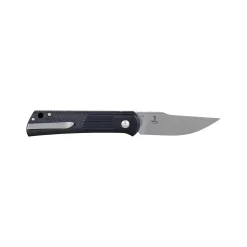 Böker plus - Taschenmesser Alluvial Satin schwarz silberfarben