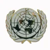 Bundeswehr Original - Abzeichen Bw Barett UNO Metall