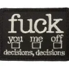 Café Viereck - Patch Fuck Decisions