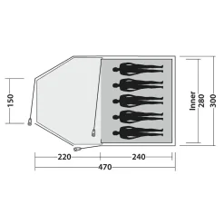 EasyCamp - Kuppelzelt Eclipse 500