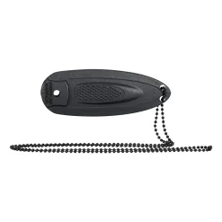 KH Security - Neck Knife Slim schwarz silberfarben