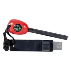 MFH - Feuerstarter mit Zündstein und Kompass
