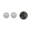NVA - Schulterklappenknopf Alu 16mm 2er Pack
