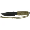 Rothco - Messer Fallschirmleine mit Feuerstarter oliv