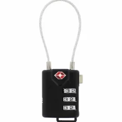 TSA - Gepäckschloss Stahlseil Zahlencode
